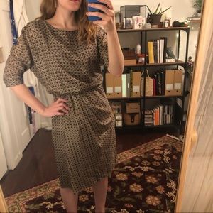 Brooks Brothers 100% Silk Wrap Dress